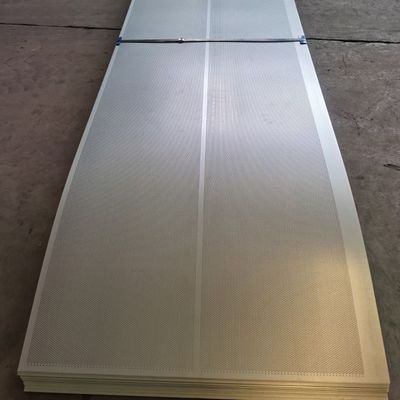 450mm パンチスチール・メッシュ 0.2mm 厚の穴が開た金属スクリーンパネル