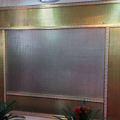 1.0mm 1.2mm 装飾用スクリーンメッシュ 建物の玄関 防火