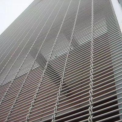 透明な建築用メタルメッシュスクリーン 4mm ワイヤダイア 防火