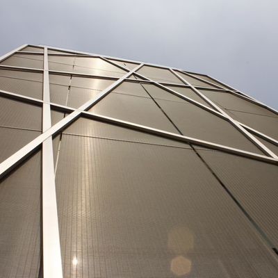 透明な建築用メタルメッシュスクリーン 4mm ワイヤダイア 防火